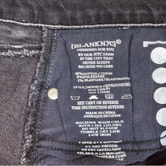 BLANKNYC Black Denim Skirt.(Size 27) - Picture 5 of 5